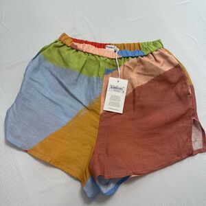 NWT Vitamin A Tallow Linen Shorts Size XS New